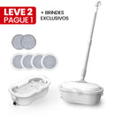 |LEVE 2 PAGUE 1| Mop Elétrico CleanFlex + BRINDES: Módulos de Limpeza e Tanque Suporte