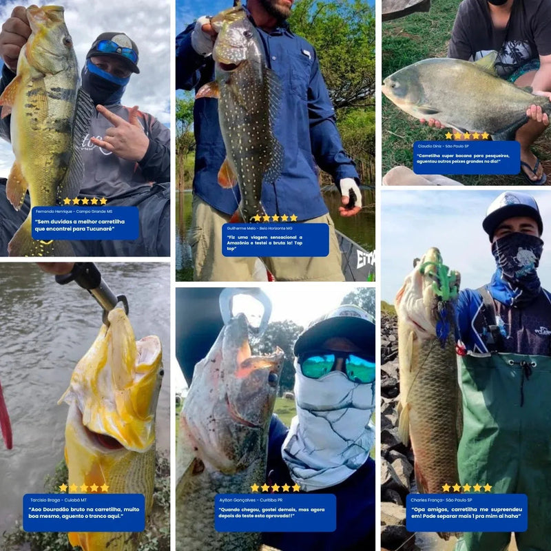 Carretilha Abu Garcia Black Max3 anti-cabeleira + Óculos