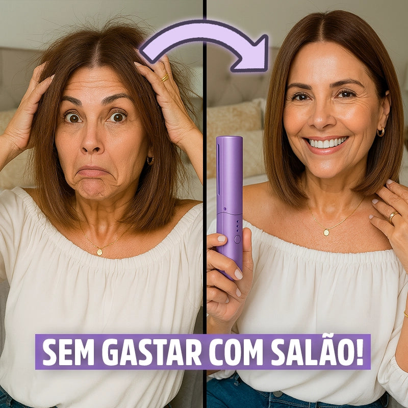 Pente Alisador de Cabelo 5 em 1 Sem Fio InfiniteGlam