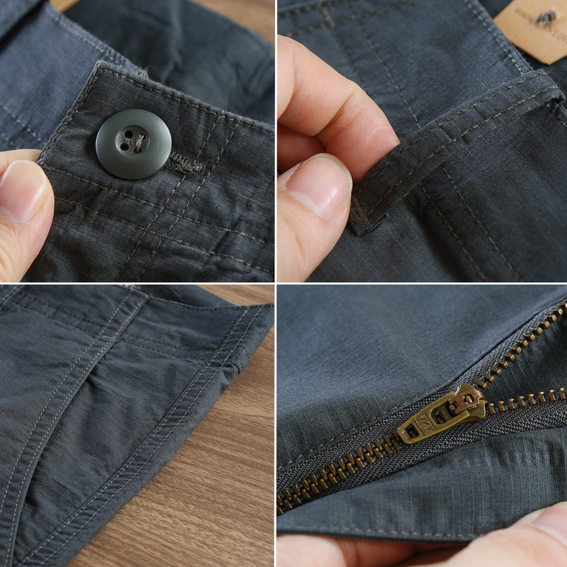 Calça Reta Masculina em Sarja [Kit 4 Unidades]!