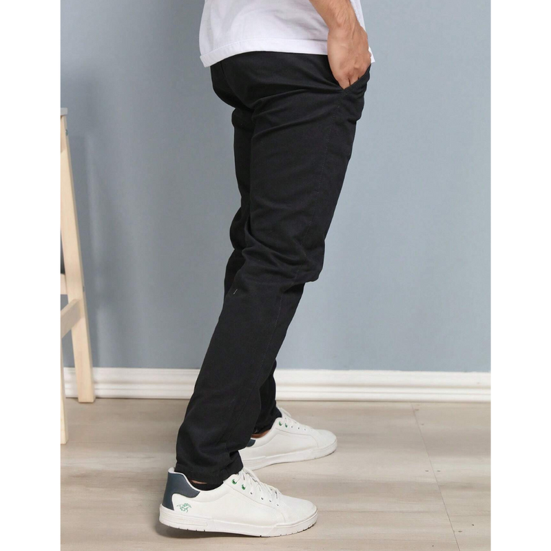 Calça Reta Masculina em Sarja - Kit 4 Unidades!