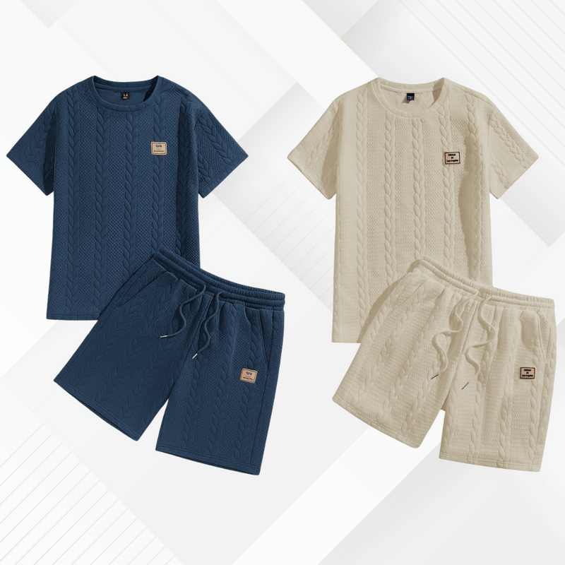 KIT 2 Conjuntos Streetwear |Camisa+Bermuda|