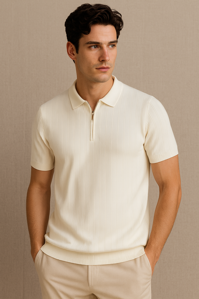 [KIT 4] - Camisa Polo Stanford Ziper!