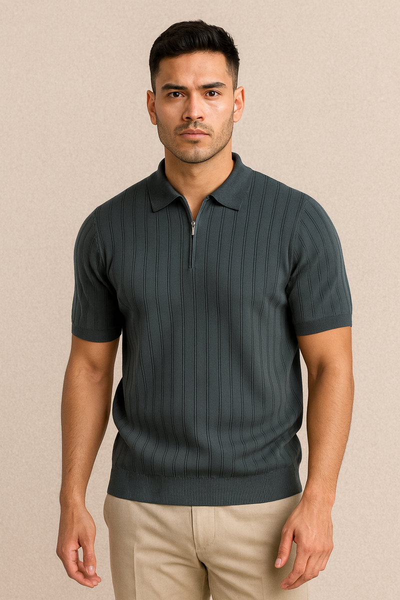 [KIT 4] - Camisa Polo Stanford Ziper