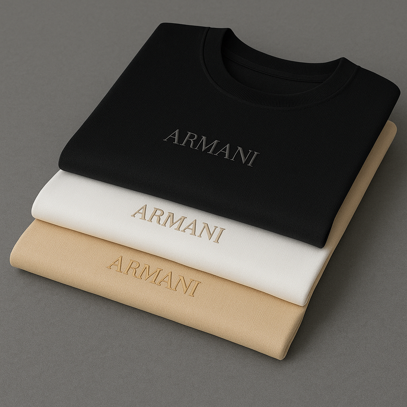 KIT 3 - Camisas Armani em Algodão Premium!
