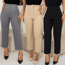 [Kit 3] Calças Alfaiataria Estilo Zra