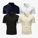 (Kit com 4) Camisas Polo Texturizadas!