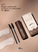 Femme Stamp: Kit Para Sobrancelhas Perfeitas - BRINDE 10 Moldes
