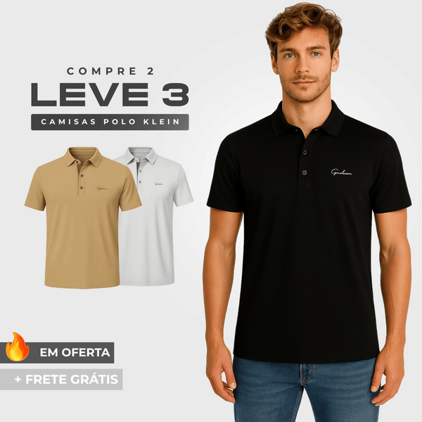 Compre 2 Leve 3 - Camisa Polo Klein