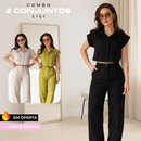 KIT 2 Conjuntos Lili |Cropped + Calça|!
