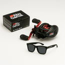 Carretilha Abu Garcia Black Max3 anti-cabeleira + Óculos
