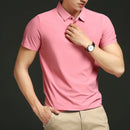 Camisas Polo em Tecido Premium Ice Silk! [COMPRE 3 & LEVE 5]!