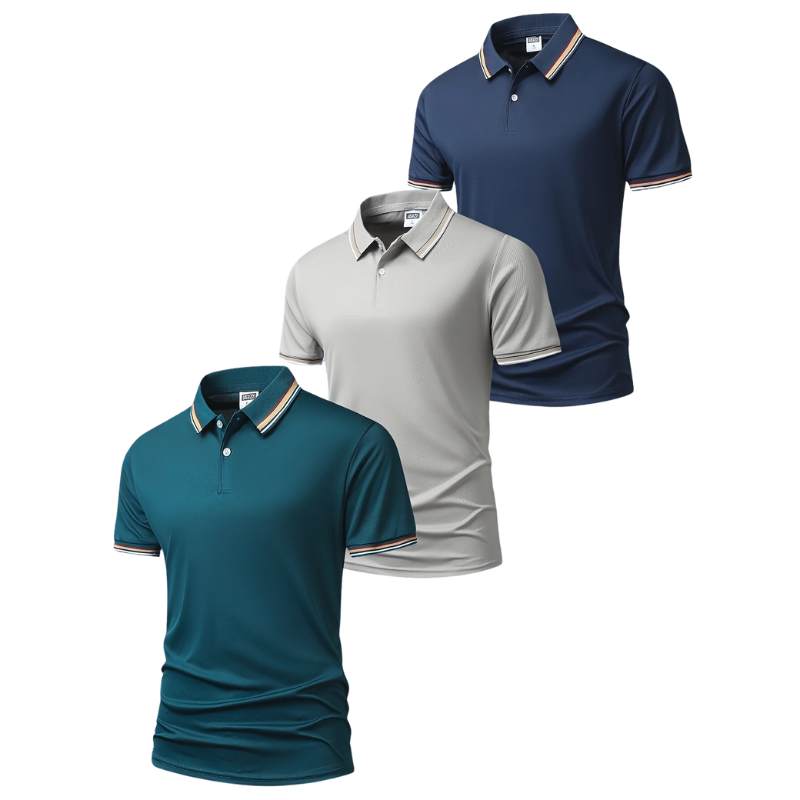 Combo 3 - Camiseta Masculina Anti Amassado, Anti Odor e Ultra Confortável!