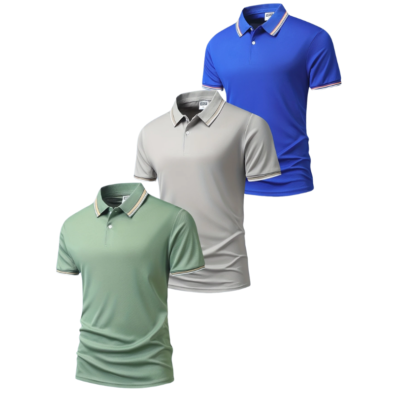 [Combo 3] Camiseta Masculina Anti Amassado, Anti Odor e Ultra Confortável