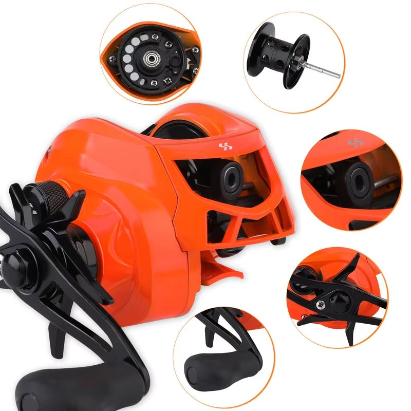 Carretilha Sougayilang 18KG Drag 12+1 Rolamentos Anti-Cabeleira